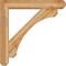 Ekena Millwork Legacy Craftsman Rough Sawn Bracket w/ Offset Brace, Western Red Cedar, 6"W x 32"D x 32"H BKT0604X32X32LEC04RWR - alternate 3